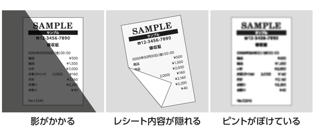 キャンペーンに応募する際、レシート撮影時の注意事項はありますか